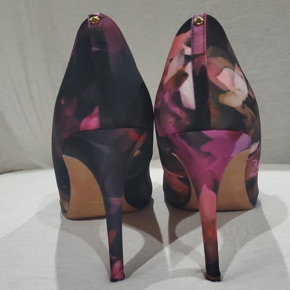 Ted Baker Multicolor Floral Heels - Picture 4 of 11